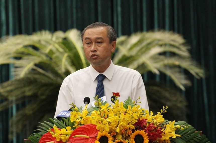 Ông Huỳnh Thanh Nhân, Giám đốc Sở Nội vụ TP.HCM vừa được bầu giữ chức Phó chủ tịch HĐND TP.HCM khóa X, nhiệm kỳ 2021 – 2026. Ảnh Thành Nhân
