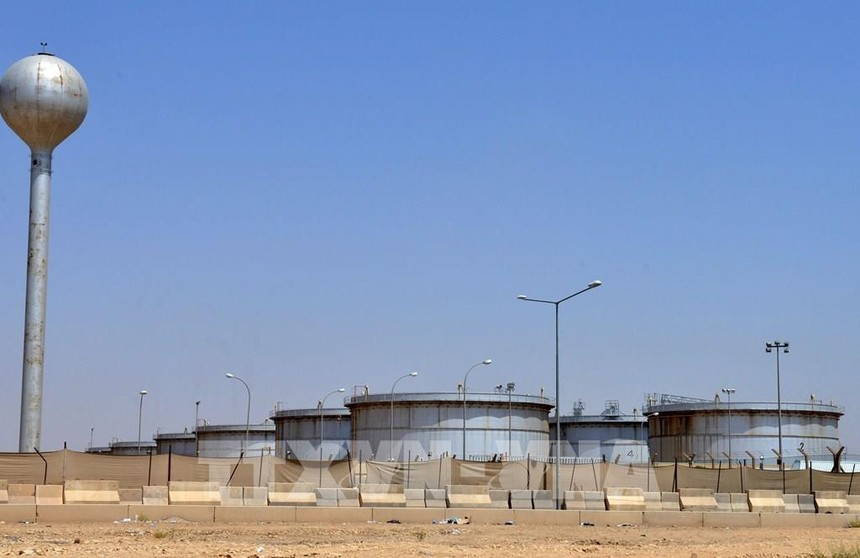 Cơ sở khai thác dầu Aramco ở Riyadh, Saudi Arabia. Ảnh: AFP/TTXVN