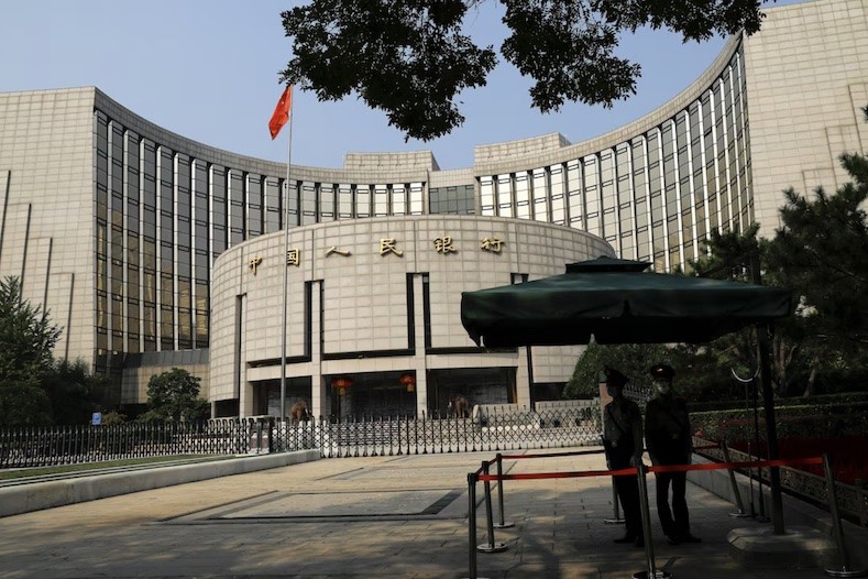 Trụ sở Ngân hàng Trung ương Trung Quốc tại Bắc Kinh. Ảnh: Reuters