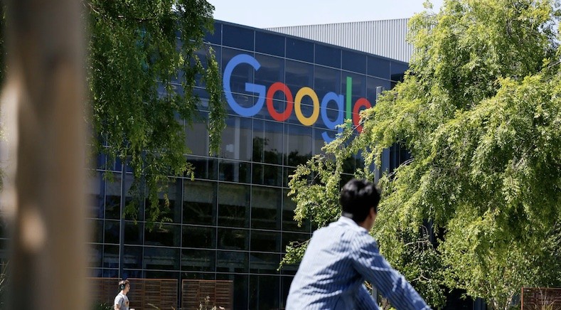 Bên trong khuôn viên trụ sở Google tại thành phố Mountain View, bang California, Mỹ. Ảnh: AFP 