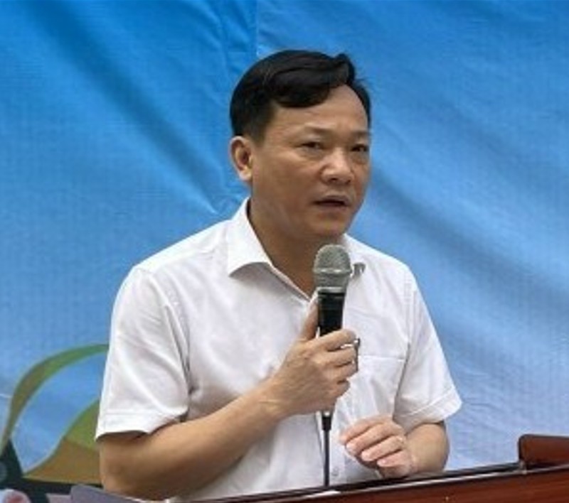 Ông Chử Mạnh Hùng, Chủ tịch UBND phường Nghĩa Đô (quận Cầu Giấy, TP. Hà Nội).