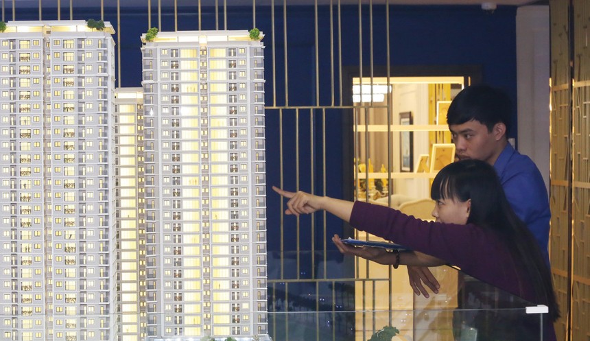 Giá chung cư Hà Nội tăng phi mã từ đầu năm tới nay. Ảnh: Dũng Minh 