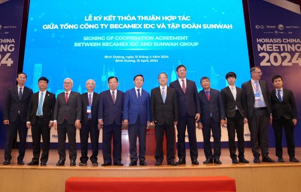 Diễn đàn Hợp tác kinh tế Trung Quốc Horasis 2024 diễn ra trong 3 ngày từ 14 đến 16/4 tại tỉnh Bình Dương. 