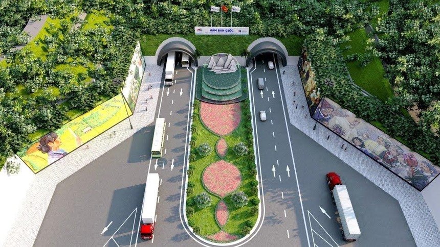 Mô phỏng hầm Bản Giốc - thuộc dự án cao tốc Đồng Đăng - Trà Lĩnh