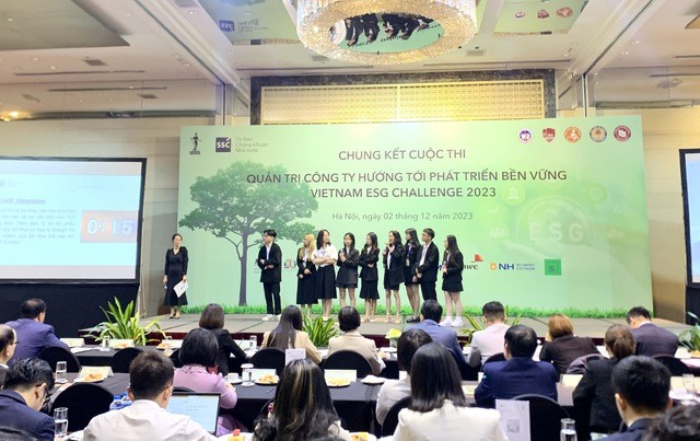 Chung kết cuộc thi "Quản trị công ty hướng tới phát triển bền vững - ESG Challenge 2023”