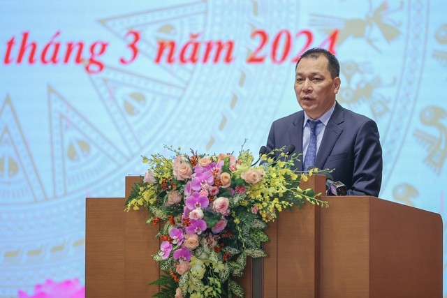 Ông Đặng Hoàng An, Chủ tịch Tập đoàn Điện lực Việt Nam (EVN) (Ảnh: VGP)