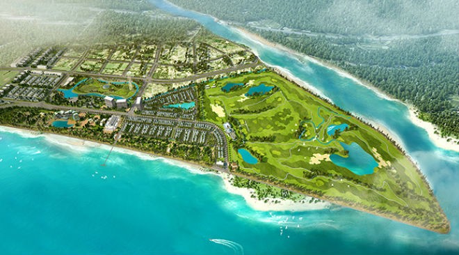 FLC Samson Beach & Golf Resort là quần thể sân golf - resort - khách sạn lớn nhất dải đất miền Trung với diện tích 450 ha, tổng mức đầu tư lên tới 5.500 tỷ đồng