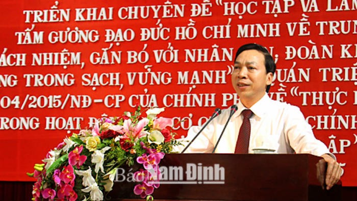 Ông Trần Văn Chung vừa được bầu giữ chức Chủ tịch HĐND tỉnh Nam Định