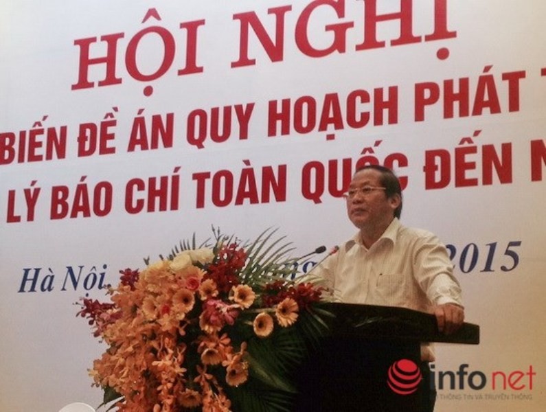 Thứ trưởng Bộ TT&TT Trương Minh Tuấn công bố nội dung Quy hoạch báo chí đến năm 2025