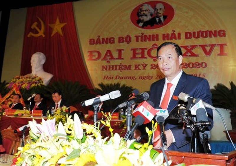 Đồng chí Nguyễn Mạnh Hiển - tân Bí thư Tỉnh ủy Hải Dương