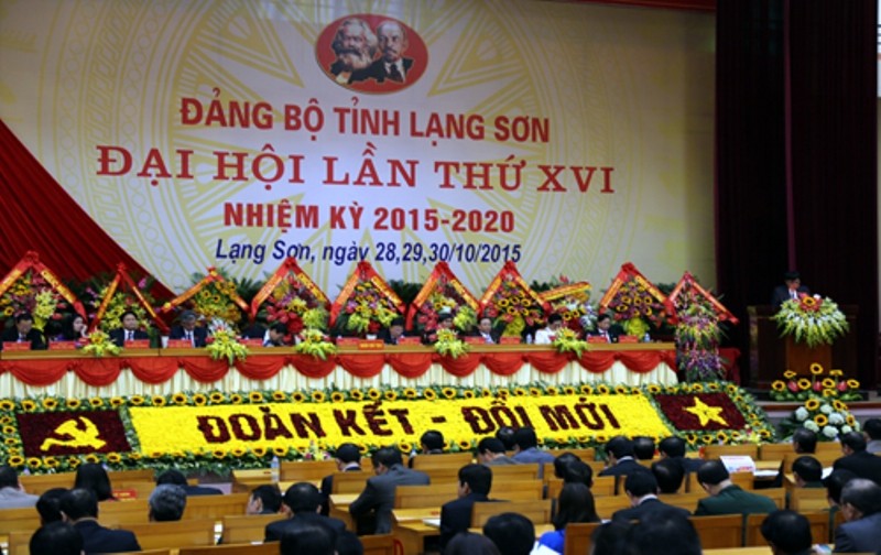 Đại hội Đảng bộ tỉnh Lạng Sơn, nhiệm kỳ 2015-2020