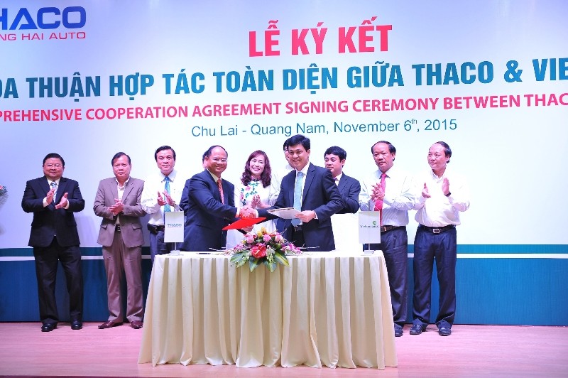 Vietcombank và Thaco ký hợp đồng khung tín dụng trị giá 4.500 tỷ đồng