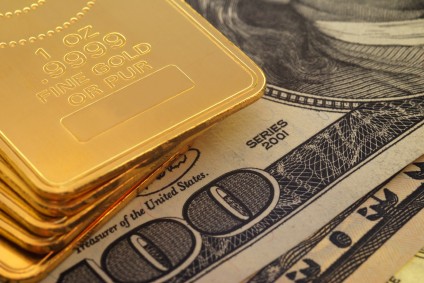 Bất ngờ vàng tăng mạnh, USD giảm mạnh