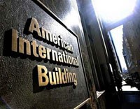 Trụ sở của AIG nằm trên Đường Pine, Mahattan, New York. (Ảnh: AFP)