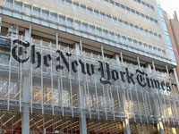 NYT gặp khó khăn và đã phải bán trụ sở chính của mình. (Ảnh: Pentagram)