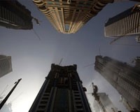 Nền kinh tế Dubai đã chịu tác động nặng nề từ khủng hoảng tài chính toàn cầu trong năm qua. Ảnh: Reuters.