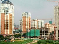 Khu đô thị mới phía tây thành phố Hà Nội đang được xây dựng và mở rộng - Ảnh: TTXVN
