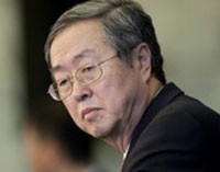 Zhou Xiaochuan, Thống đốc Ngân hàng nhân dân Trung Quốc PBOC. Ảnh: Bloomberg