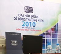REE là doanh nghiệp đầu tiên tổ chức ĐHCĐ trực tuyến (Ảnh: Quang Sơn)