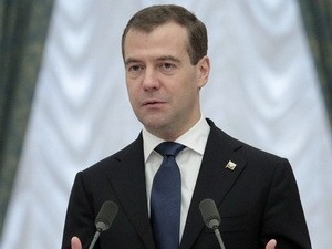 Tổng thống Nga Dmitry Medvedev. (Nguồn: Getty Images)