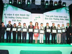 Với sự hợp tác của Sở GDCK Hà Nội, Cuộc bình chọn BCTN đã trở thành sự kiện nổi bật trên toàn TTCK Việt Nam kể từ năm 2009