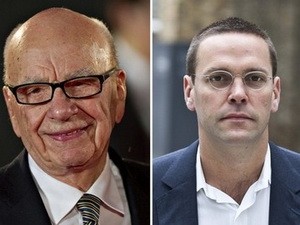Ông Rupert Murdoch (trái) và con trai James Murdoch là những lãnh đạo cao nhất tại News Corp (Nguồn: Getty)