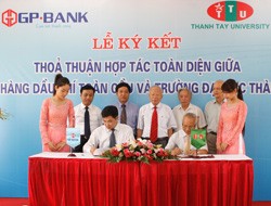 GP.Bank hợp tác với Đại học Thành Tây