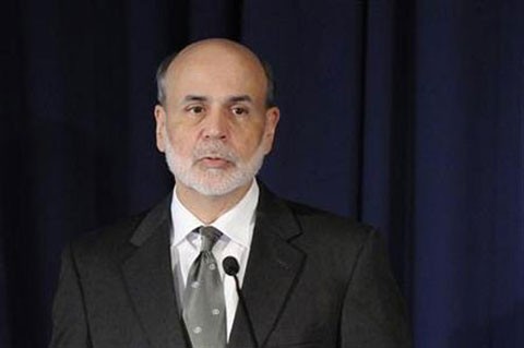 Ông Ben Bernanke, Chủ tịch Cục Dự trữ liên bang Mỹ. Ảnh: Reuters.