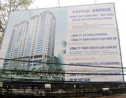 Mua nhà Capital Garden coi chừng thủ tục pháp lý