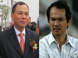 Ông Phạm Nhật Vượng (trái) và Đoàn Nguyên Đức tiếp tục dẫn đầu danh sách những người giàu nhất trên sàn chứng khoán năm 2011