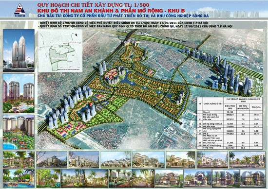Phối cảnh dự án Khu đô thị Nam An Khánh