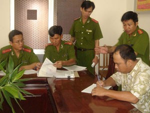 Nguyễn Văn Tuy tại cơ quan điều tra