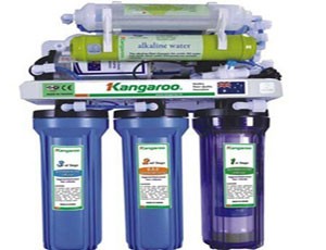Các quả lọc, adapter, bơm áp lực của máy lọc nước Kangaroo đều “Made in Taiwan”