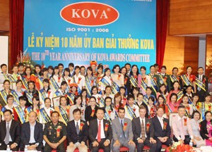 Quỹ học bổng KOVA trao 57 suất học bổng cho sinh viên