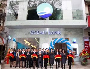 OceanBank khai trương phòng giao dịch theo nhận diện thương hiệu mới