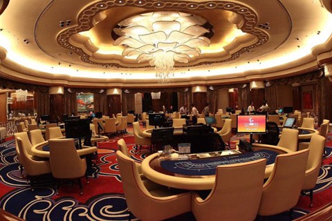 Một phòng đánh bạc ở Solaire Resort & Casino. Ảnh: NPPA