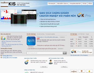 Kis ra mắt phần mềm giao dịch trực tuyến K-Mobile