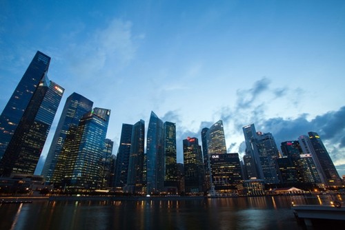 Singapore đã trở thành trung tâm ngoại hối lớn nhất châu Á năm nay. Ảnh: Bloomberg