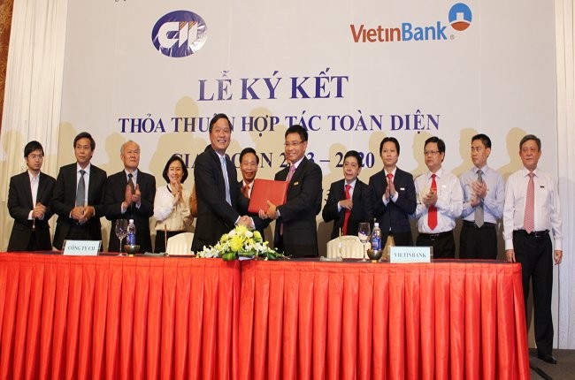 CII ký kết hợp tác toàn diện với Vietinbank ngày 26/10/2013